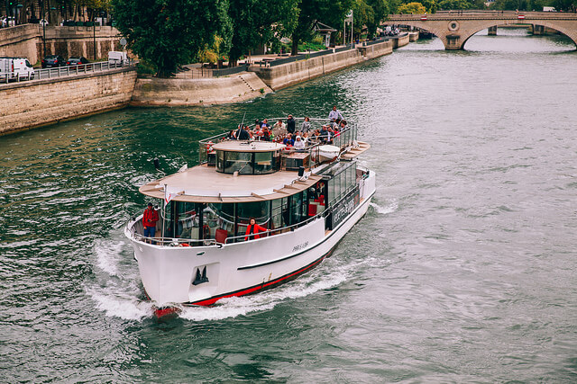 Boat Tour in the seine river